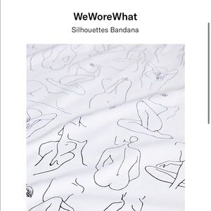 We Wore What Silhouettes Bandana